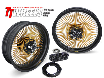 120 Spoke Radial Alloy Wheel Kit - Stage 1 - Any Size, Any Custom Finish! Deposit.