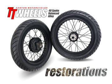 40 Spoke Alloy Restoration Wheel Kit - Stage 2 - Any Size, Any Custom Finish with Tires of your choice! Deposit.