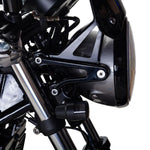 British Customs Race Billet Headlight Ears - Canyon Motorcycles