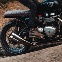 British Customs 2 into 2 Tracker Pipes - Canyon Motorcycles