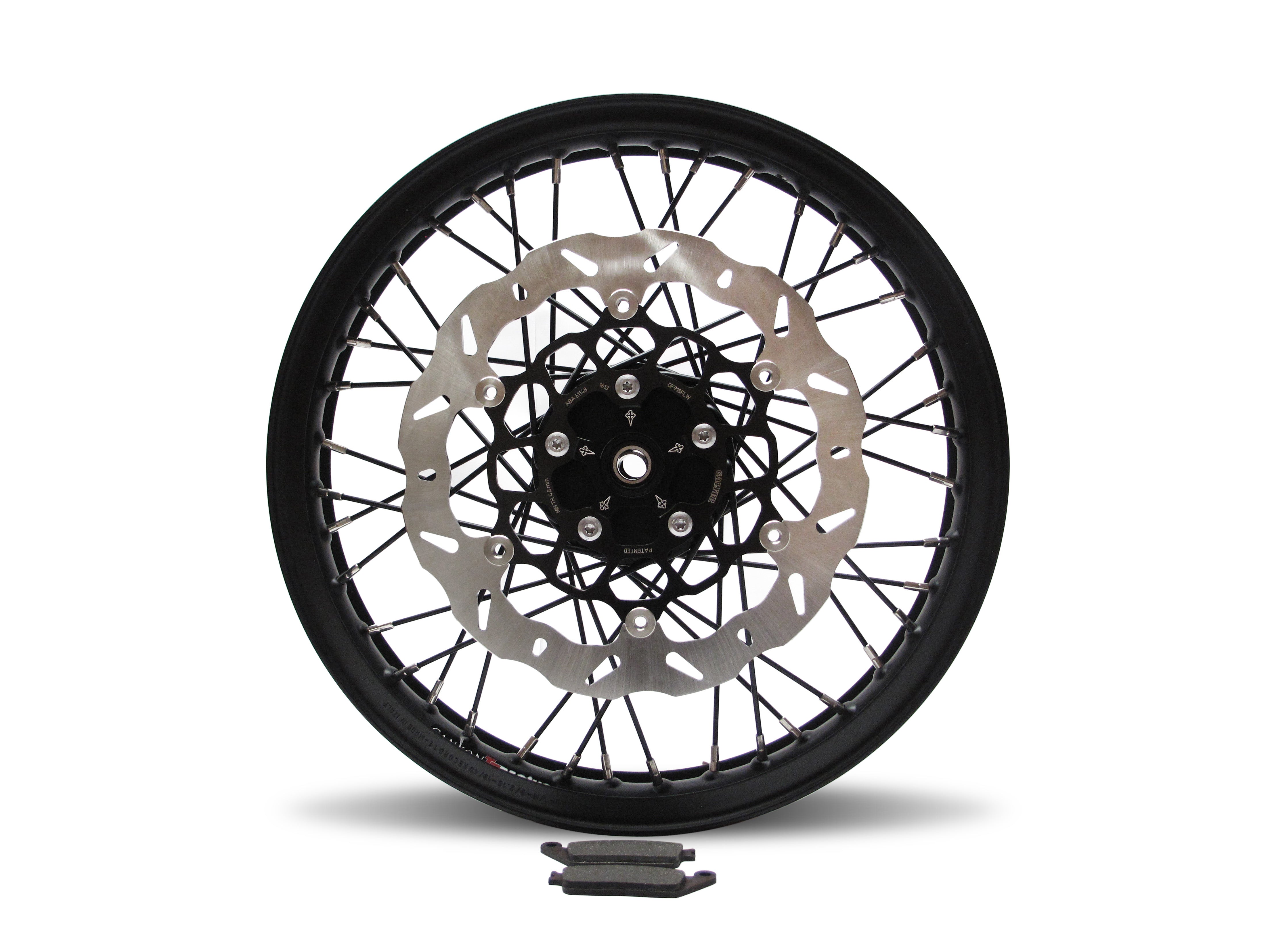 40 Spoke Alloy Flat Tracker Wheel Kit - Stage 1 - Any Size, Any Custom Finish! Deposit.