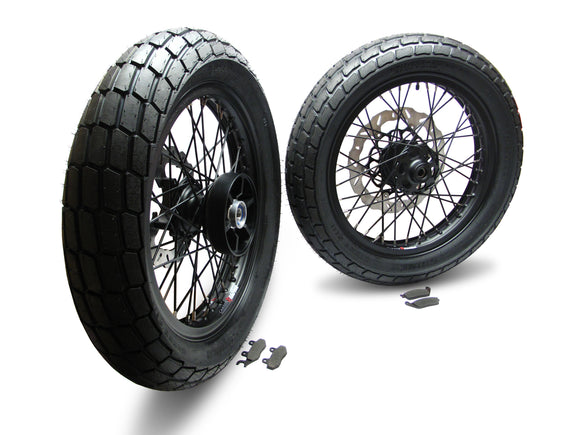 40 Spoke Alloy Flat Tracker Wheel Kit - Stage 2