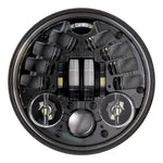 Motodemic LED Headlight -Bobber/Bobber Black - Canyon Motorcycles