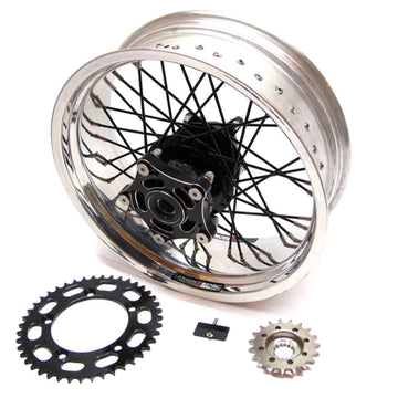 40 Spoke Alloy Stage 1 - Satin Black & Polished - Deposit - 0